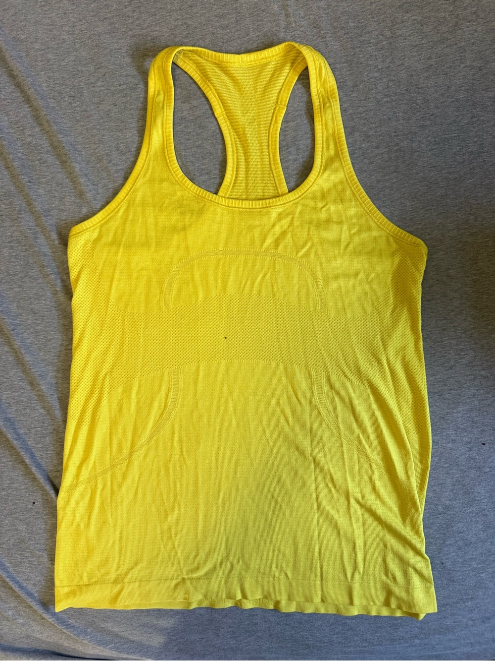 lululemon Swiftly Tech Racerback Tank Top Yellow Size 10